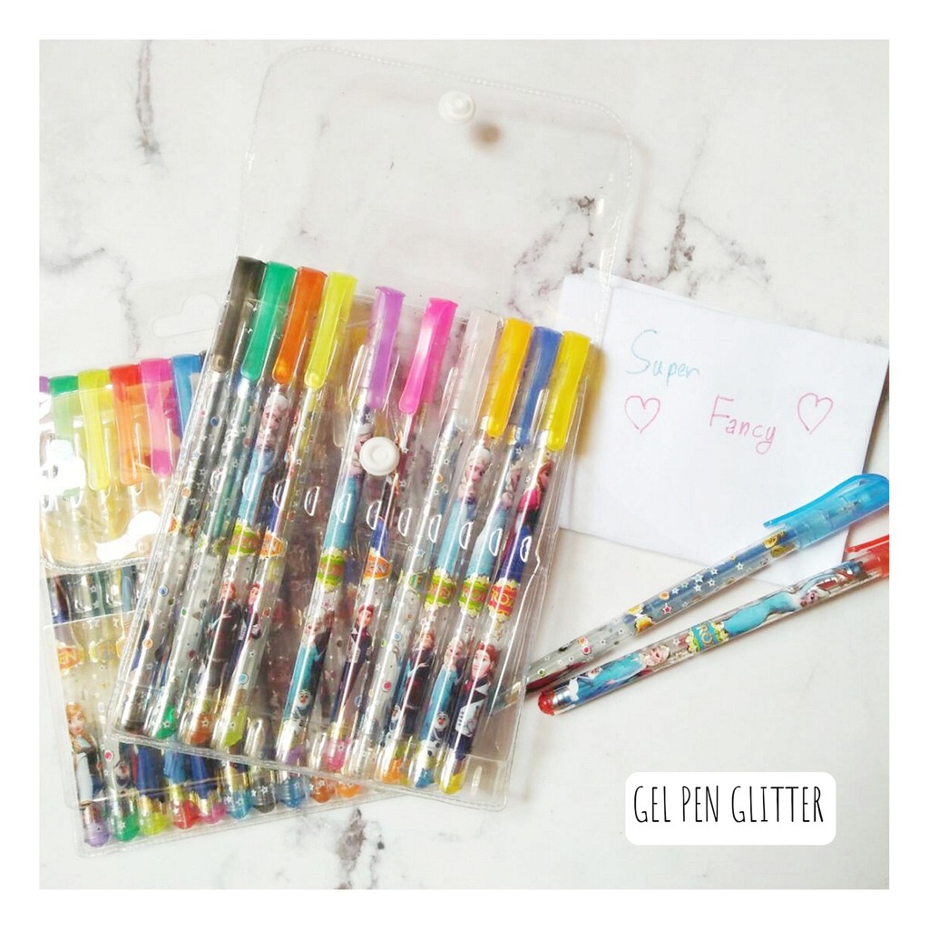 

Pen Gel Gliter / Pen Gel Fancy / Bolpen Giter-1 set