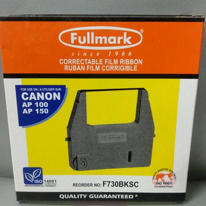 

Ink | Fullmark F730Bksc Ribbon Pita Mesin Canon Ap100 Ap150 Correctable Film