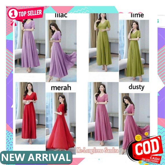 Dress Korea/Dress Korean Style/Long Dress Korea/Dress Korea Casual Dress/Dress Korean Style Wanita/M