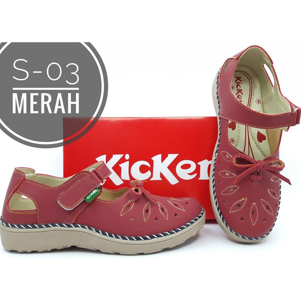 Sepatu Kickers Wanita Bahan Sintetis Kode S-03