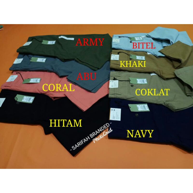 Celana Chinos GOODFELLOW 100% Original Sisa Eksport - Celana Panjang Pria Sarifah Branded Pekanbaru