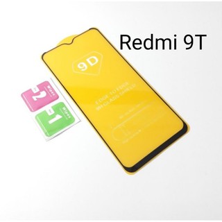 Jual Tempered Glass Xiaomi Redmi 9T Anti Gores kaca Full layar 9D / 21D