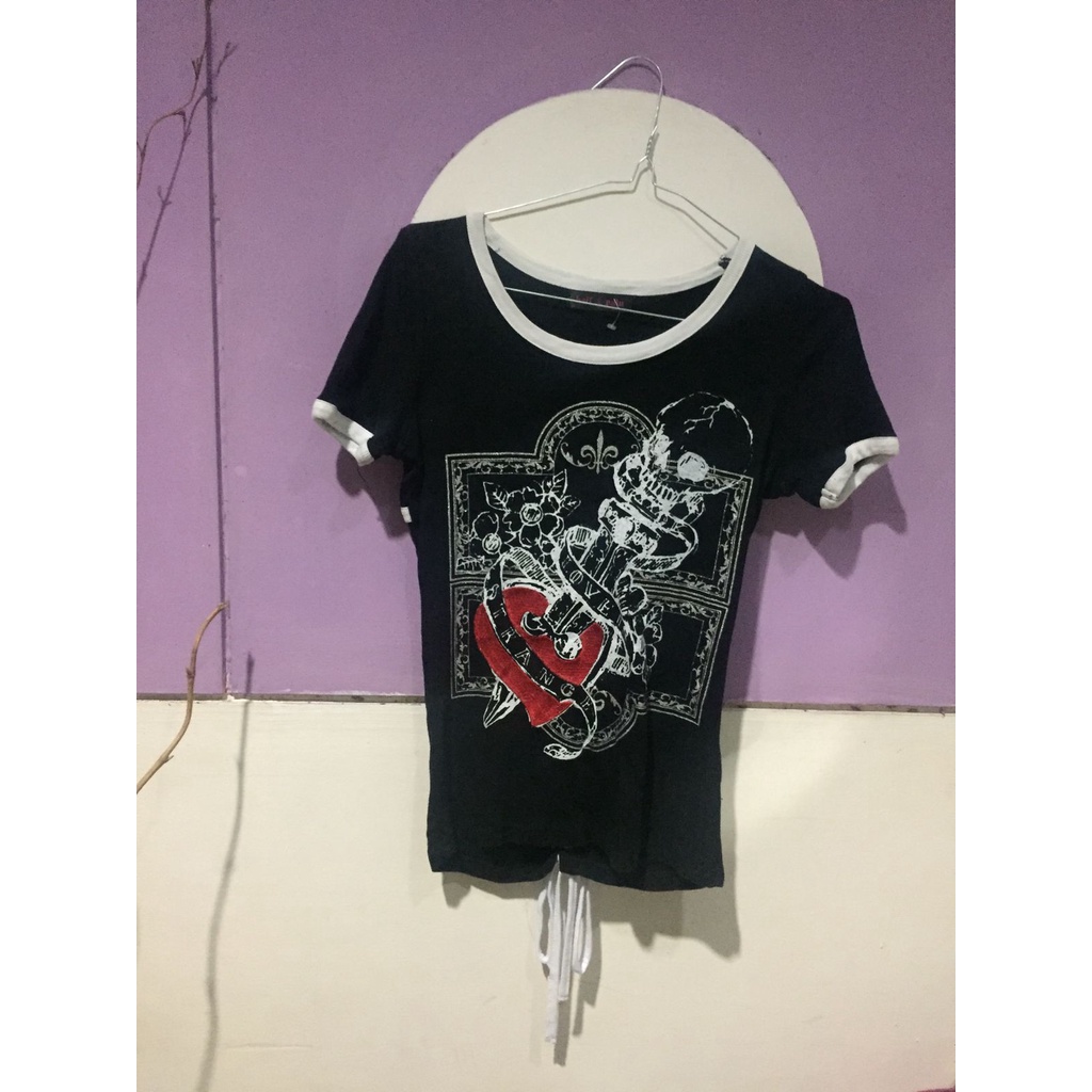 grunge ringer tee preloved