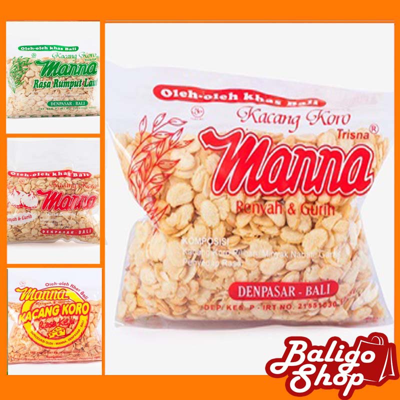 

Kacang MANNA Koro 130 gr Oleh Oleh Khas Bali