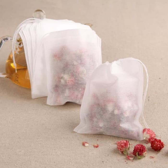 Empty Tea Bags With String - Kantong Seduh Teh (10pcs)