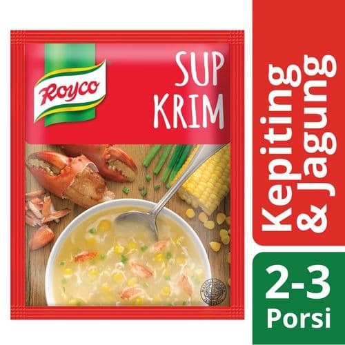 

Instan-Masak-Bumbu- Royco Sup Krim Kepiting & Jagung 44G -Bumbu-Masak-Instan.
