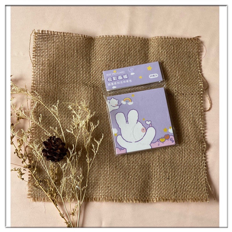 

50sheets cute bear notepad message memo paper (new)