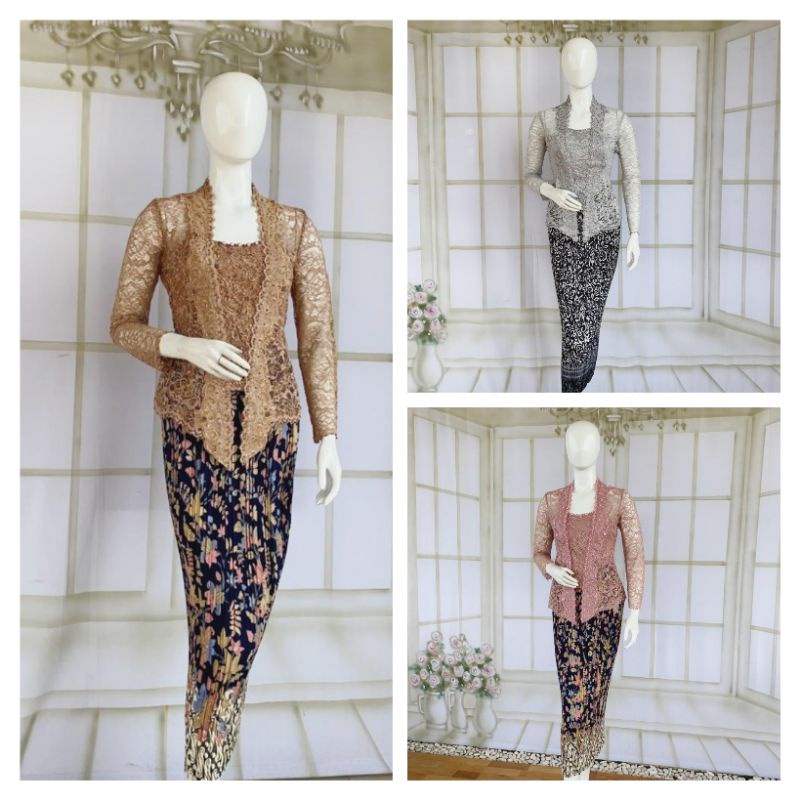 kebaya kutubaru Payet / kebaya modern / kebaya nikah / kebaya lamaran / kebaya wisuda / kebaya Bride