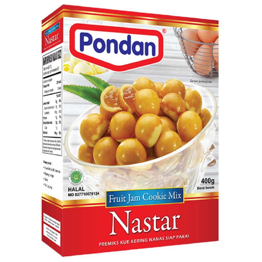 

Pondan Nastar 400gr ( Tepung Premix )