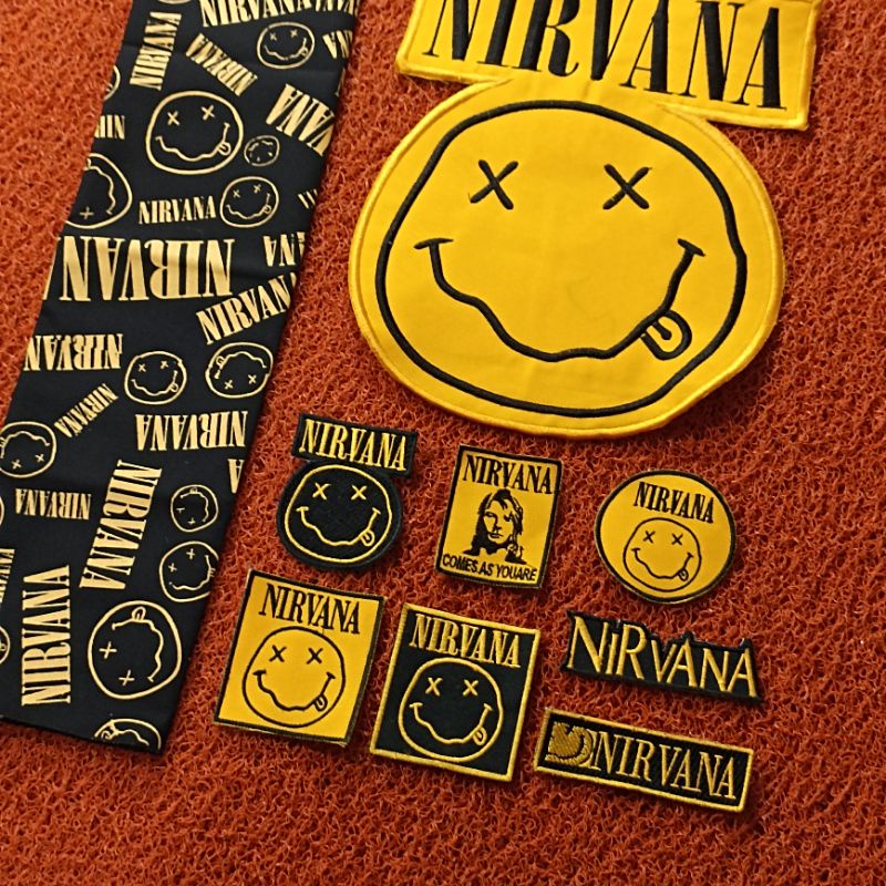 Backpatch bordir NIRVANA free Slayer Bandana Best Quality