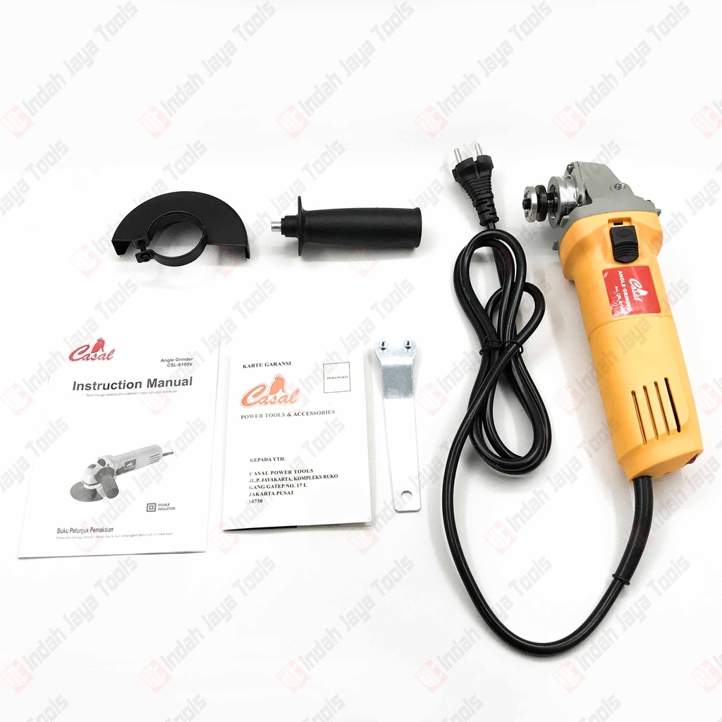 CASAL 6100V VARIABLE SPEED Mesin Gerinda Tangan 4 Inch Gurinda