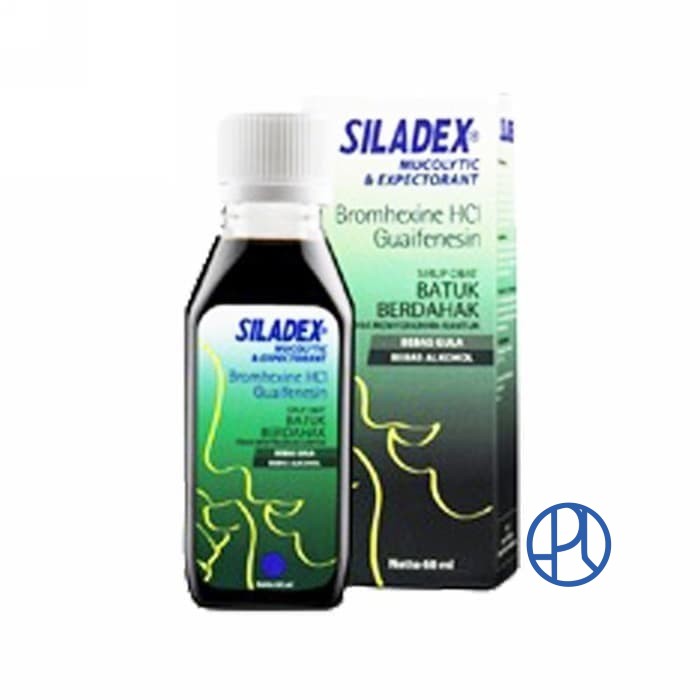 SILADEX 60ML ANTITUSSIVE DMP EXPECTORANT COUGH COLD MERAH BIRU KUNING HIJAU