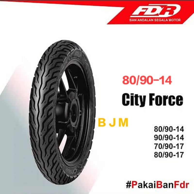 ban luar yamaha belakang 80/90-14 mio,  mio soul,  mio j,  mio GT FDR CityForce