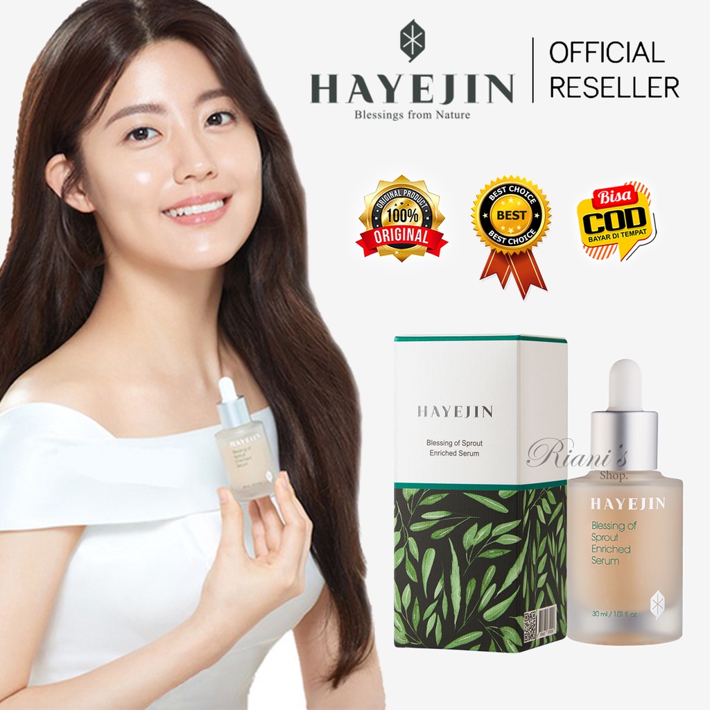 Hayejin Blessing of Sprout Enriched Serum Original Skincare Korea Terbaik Pemutih Memutihkan Glowing