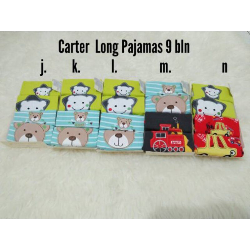 Long Pajamas 2in1/ setelan baju bayi/ piyama bayi