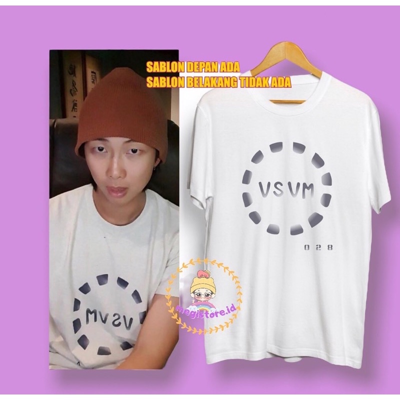MURAH KAOS KIM NAMJOON VSVM LIVE