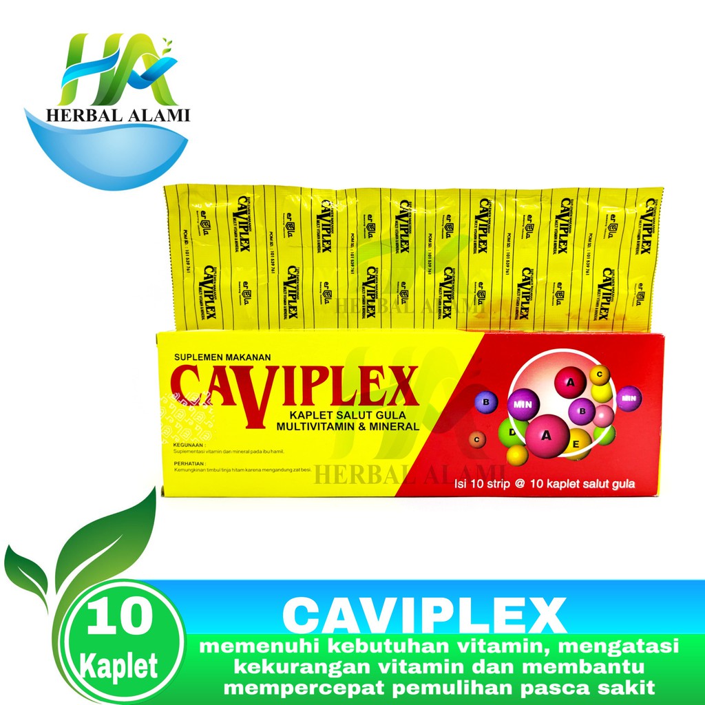 Caviplex Tablet PerSETRIP - Multivitan &amp; Menambah Nafsu Makan