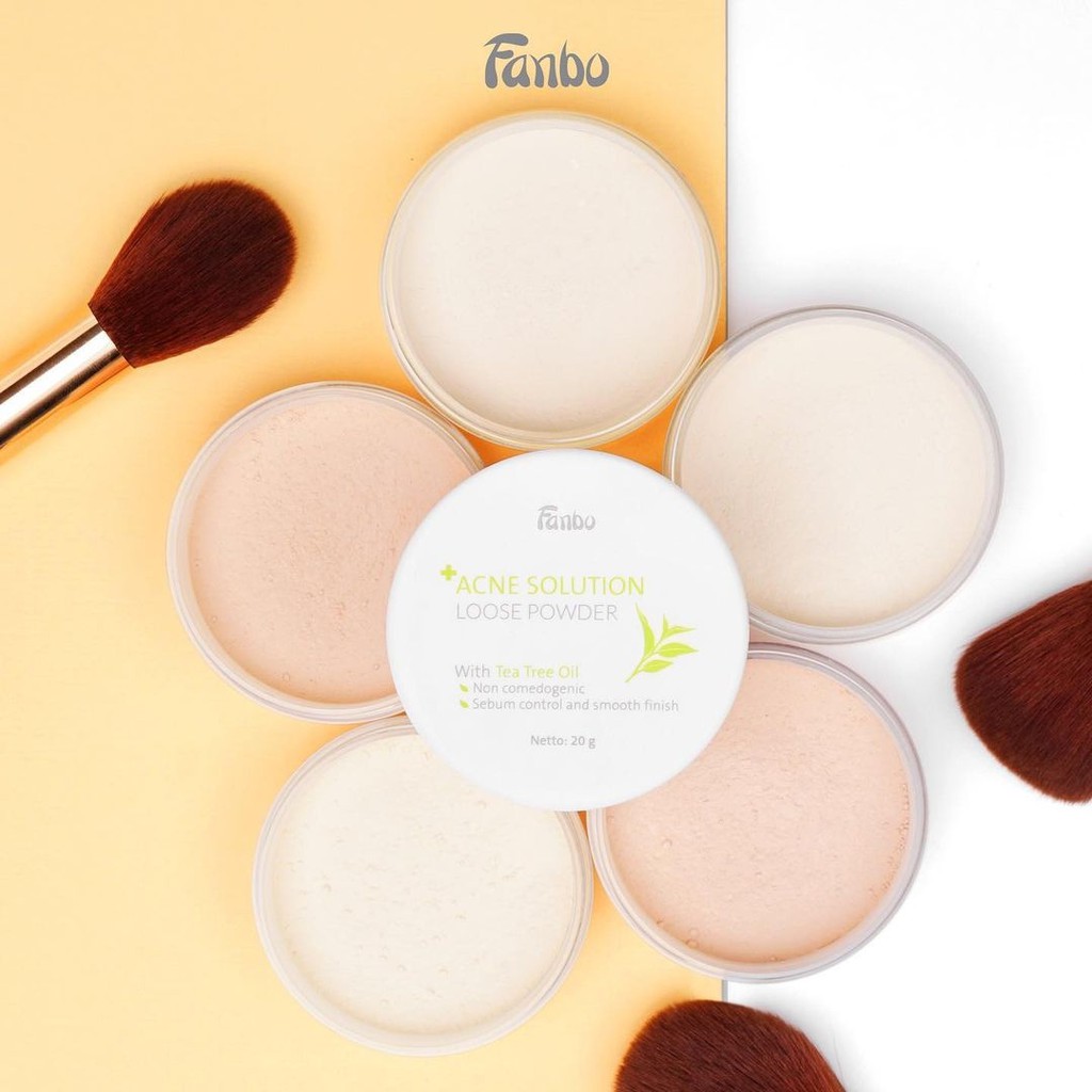 Fanbo Acne Solution Series | Gel Moisturizer Toner Foam Loose Powder