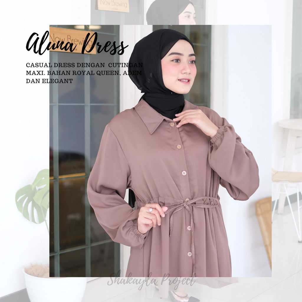 [MAXI DRESS] ALUNA DRESS (CASUAL DRESS)