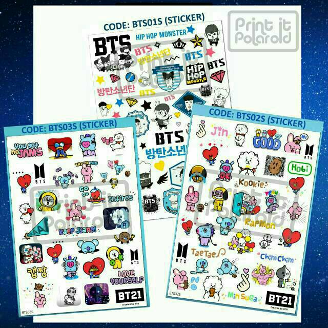 

STICKER BT21 A5 LEBIH BESAR DARI A6