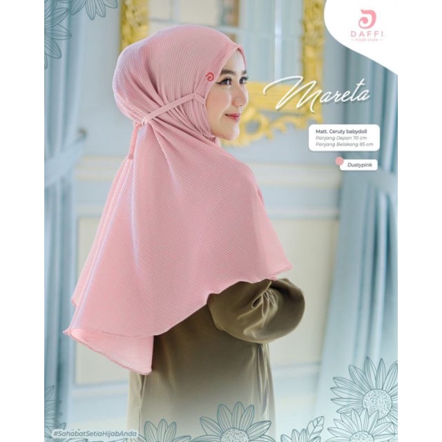 DAFFI HIJAB TERBARU/ MARETA BERGO PLISKET