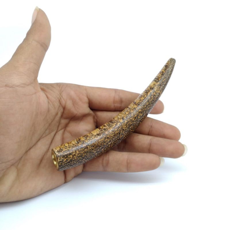 pipa liwung macan melengkung/pipa rokok kayu liwung macan/pipa once