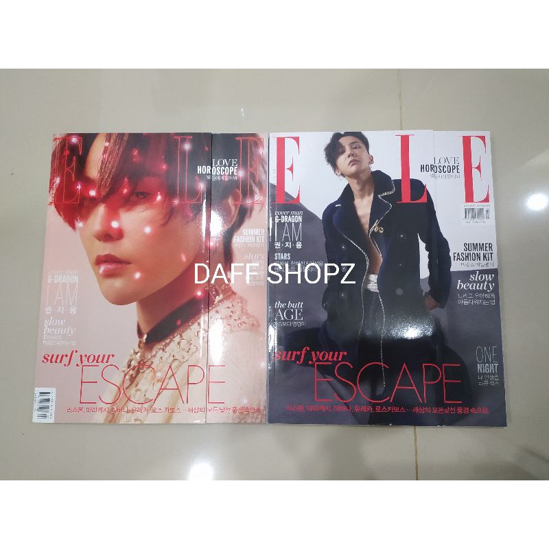 GDRAGON COVER ELLE MAGAZINE