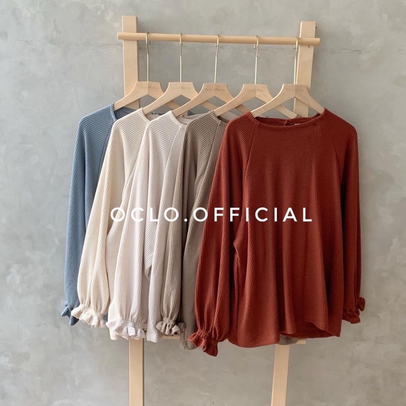 Qaiya Blouse Ori by Oclo.Official ( Ready langsung kirim dari store )