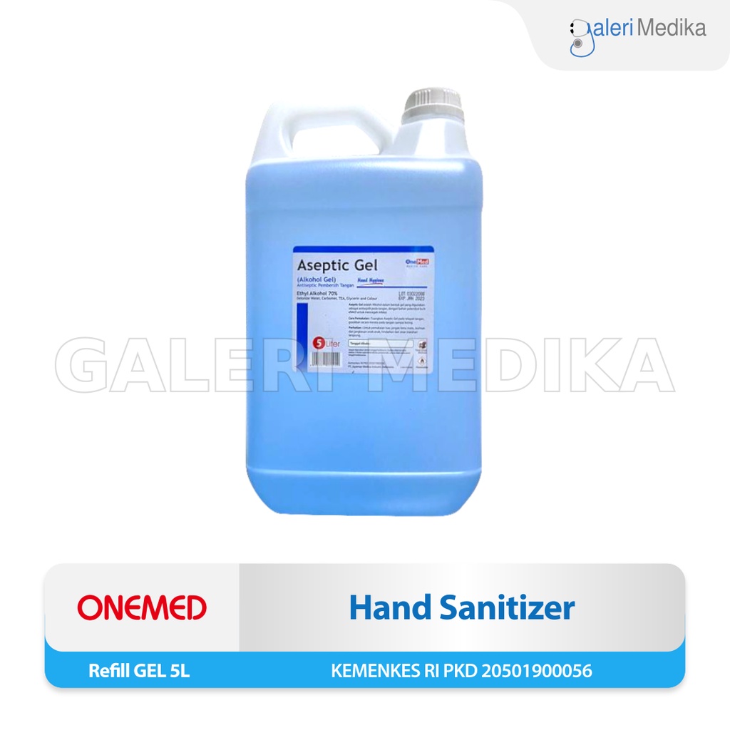 Antiseptik/Aseptic Gel Onemed 5 Liter