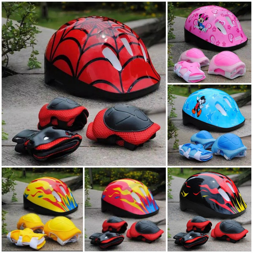 [ONELA] Helm Pelindung Sepeda Set