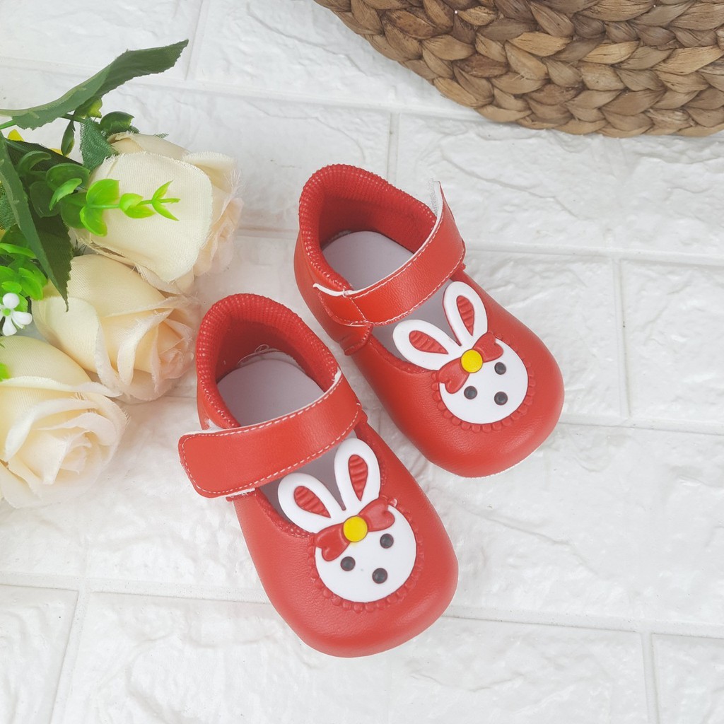 [TAMAN SEPATUKU] SEPATU TRENDY MURAH PREWALKER 0-12 BULAN ANAK PEREMPUAN KARTUN KELINCI CPX06