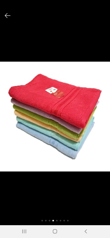Rc Handuk Mandi Merah Putih Jumbo Tanggung Ukuran 60x120 Cm