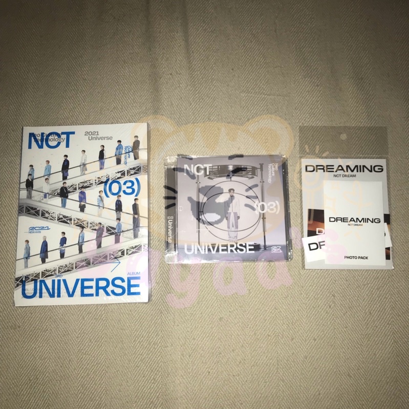 NCT ALBUM PHOTOBOOK JEWEL UNIVERSE MD LUGGAGE DREAMING SEALED