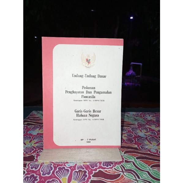 

BUKU UUD PEDOMAN PENGHAYATAN DAN PENGAMALAN PANCASILA