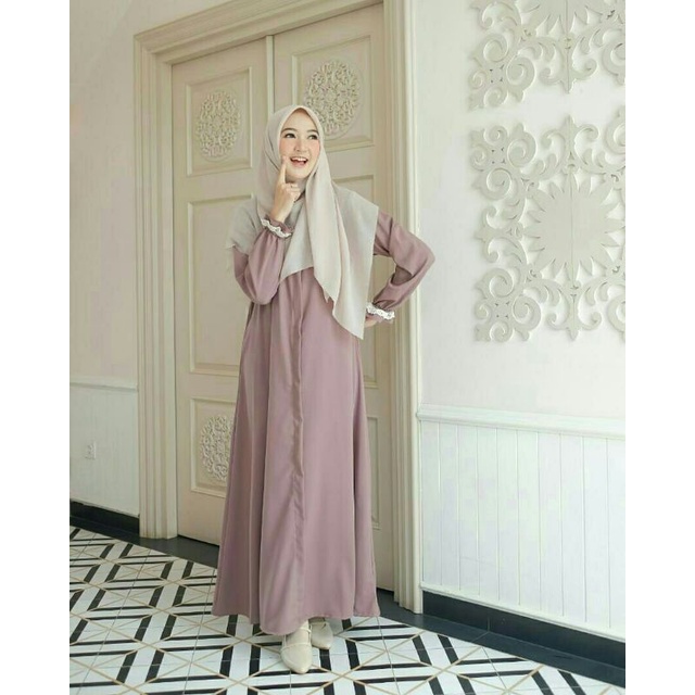 Alaris Gamis/Amira Dress/Gamis Cantik/Gamis princess/Dress muslim/Baju muslim/Gamis sleting depan/ G