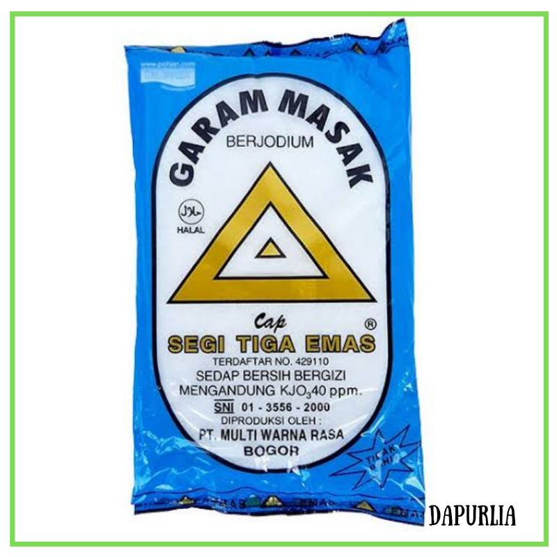 

Garam Halus Garam Masak Dapur 250g PO 1HARI