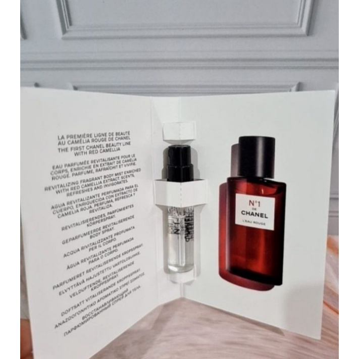 Vial No 1 De Chanel L'eau Rouge Revitalizing Fragrance Mist 1.5ml