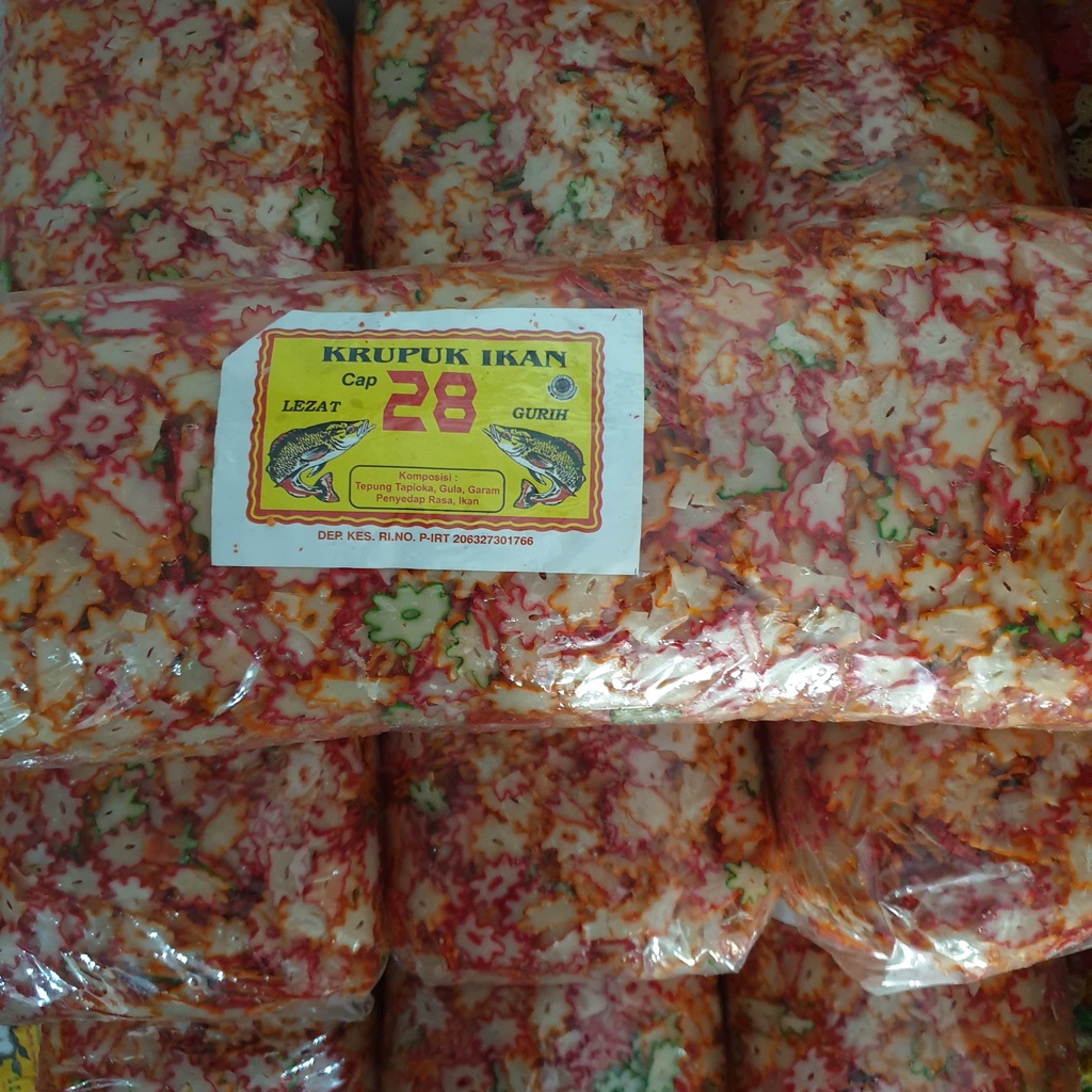 

[Bal] Kerupuk Krupuk Seblak Mentah Ikan Tersanjung Cap 28