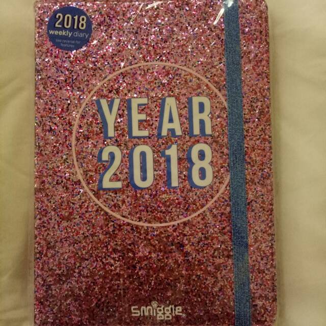 

SALE!! Smiggle Diary 2018 a5 weekly/ Buku Diary/ Buku Note/ Note Book