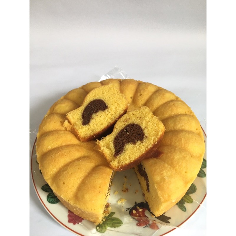 

Marmer Cake Vanila Coklat