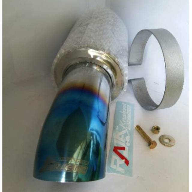 Knalpot mobil muffler JS resing suara kering