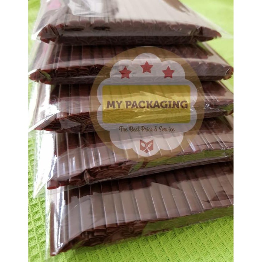 

Sedotan Kopi / Straw Coffee / Stirrer/ Sedotan Pipih (isi 100pcs/pack)
