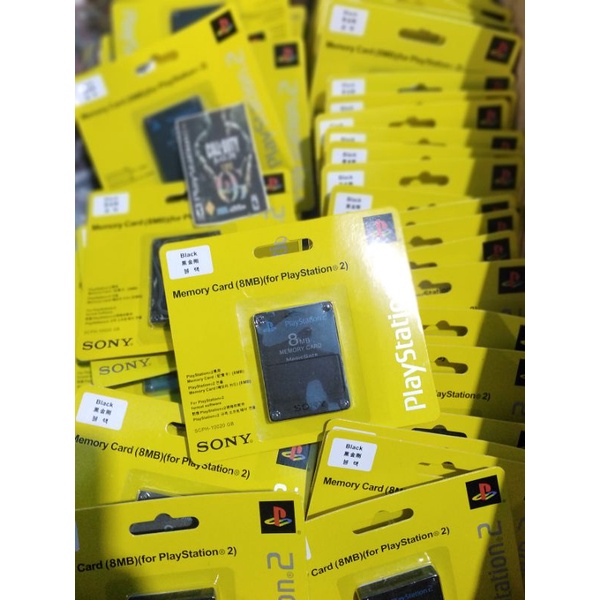 MEMORY CARD PS2 ORIGINAL PABRIK 8mb 16mb 32mb 64mb