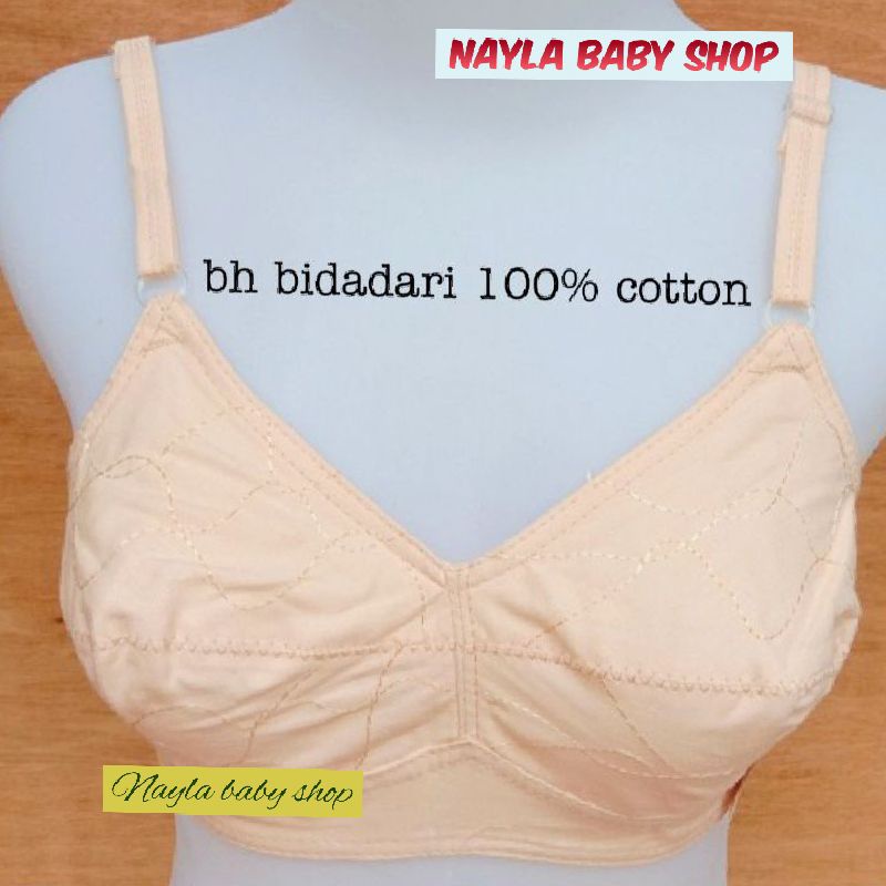 bh Bidadari Tanpa Kawat /Tanpa Busa /Bra Bidadari Katun