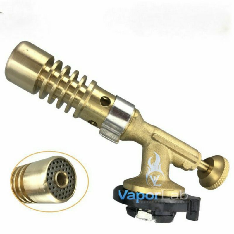 kepala gas torch full asli kuningan alat las blow torch flame gun