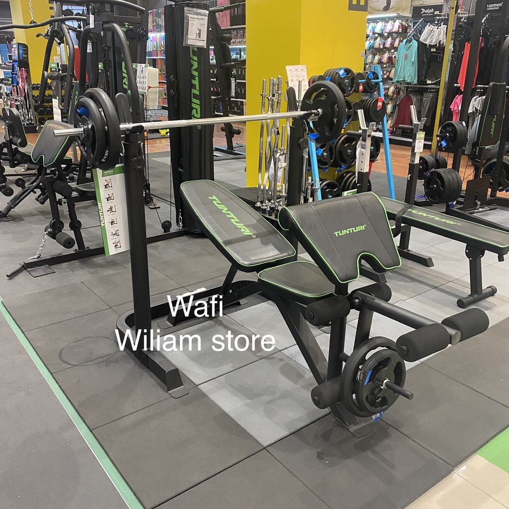 Tunturi Weight Bench Bench press Home Gym Multi fungsi Wb 50