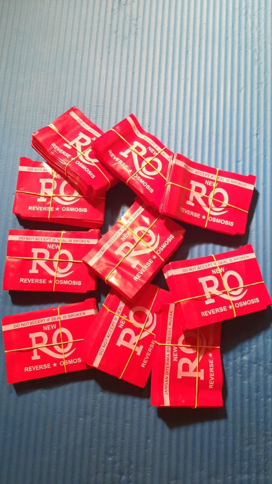 Segel Galon / Segel Plastik Ro / Seal Galon