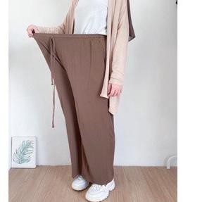 Kulot Jersey Lalisa Highwaist Bahan Jersey Premium ukuran Standar dan Jumbo (Bisa Buat Ibu Hamil ) K