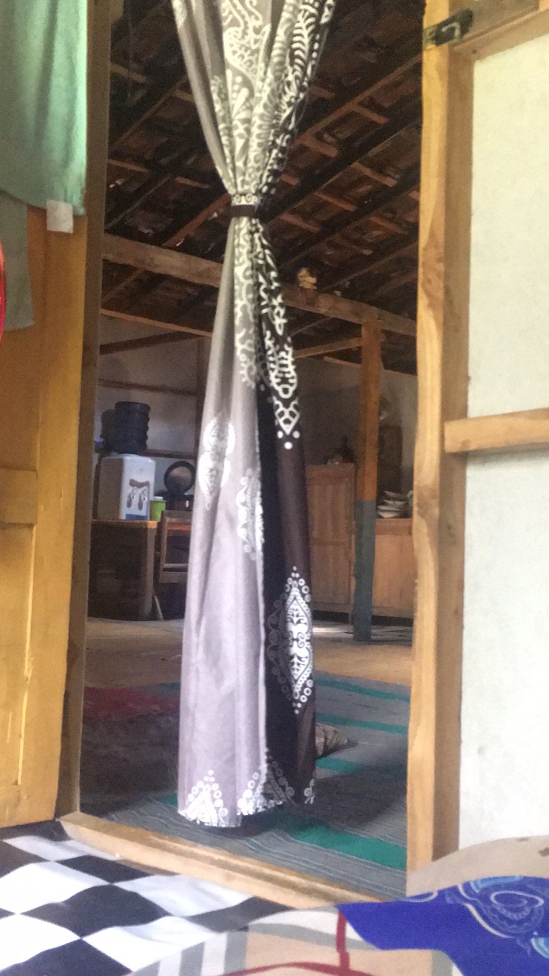 Gorden/gordyn/horden Pintu Bahan Katun Disperse / Gorden Pintu Homemade / Gorden Jendela Murah