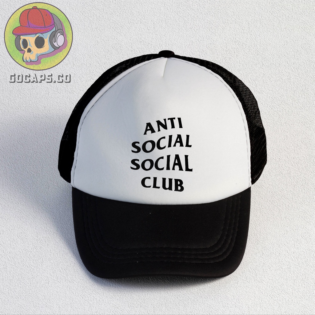 Anti Social Club | Trucker Hat | Topi Pria | Trucker | Baseball | Brand | Topi Jaring | Gocaps